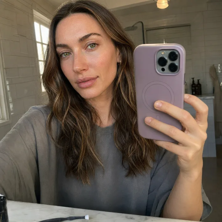 Day 14: Same mirror, same morning, cheekbones back